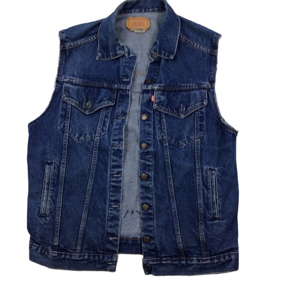 Levi's Jackets & Coats Vintage Levis Custom Denim Vest Poshmark